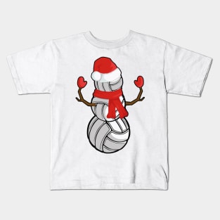 Funny Christmas Volleyball Kids T-Shirt